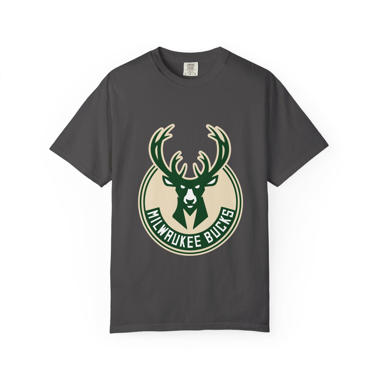 Milwaukee Bucks NBA Garment-Dyed T-Shirt – Premium Cotton Tee for Customization
