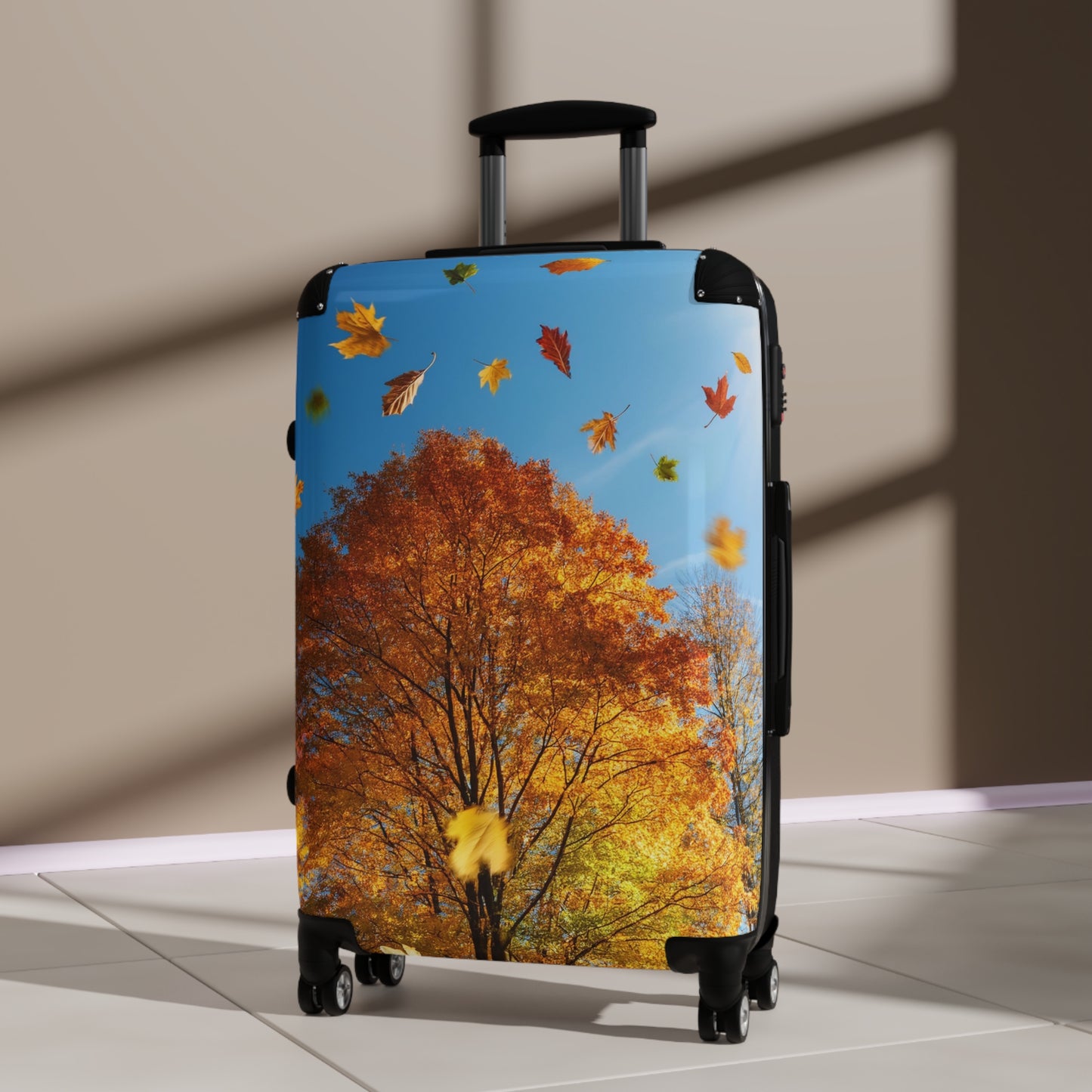 Nature Flowers Floral Leaves Art Carry-On Suitcase - Stylish Luggage for Travelers