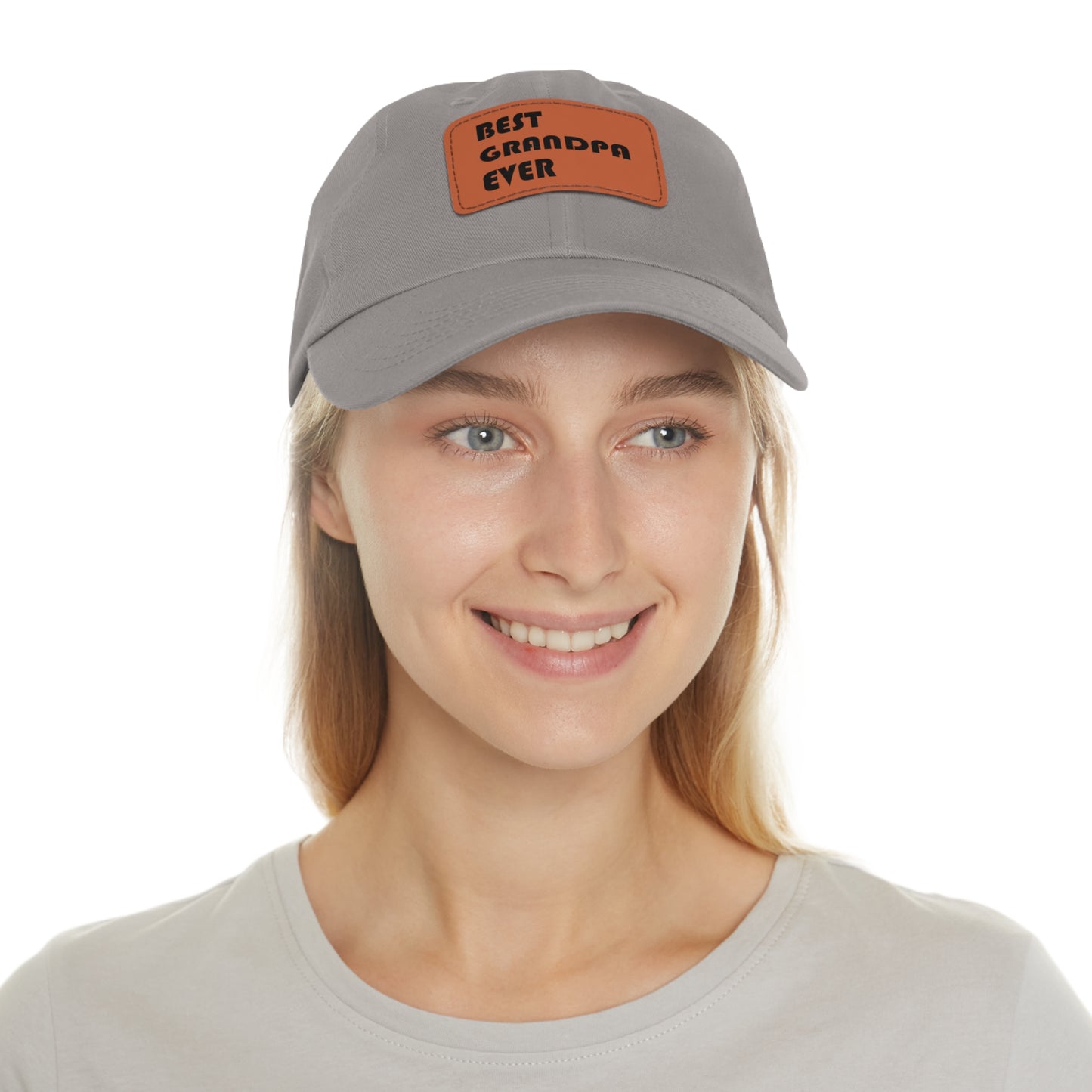 Dad Leather Patch Hat Best Grandpa Ever – Timeless Style, Perfect Fit