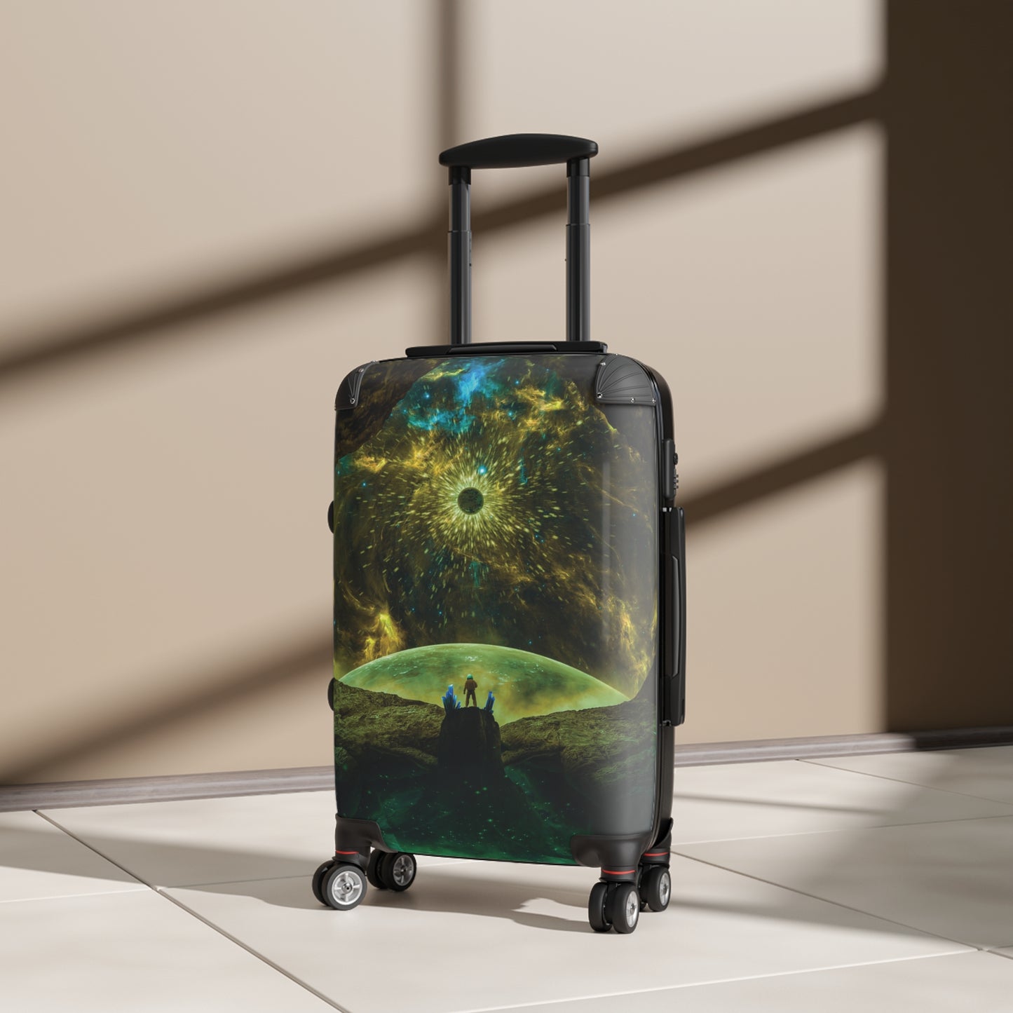 Art Astronaut Explorer Carry-On Suitcase - Stylish Luggage for Travelers