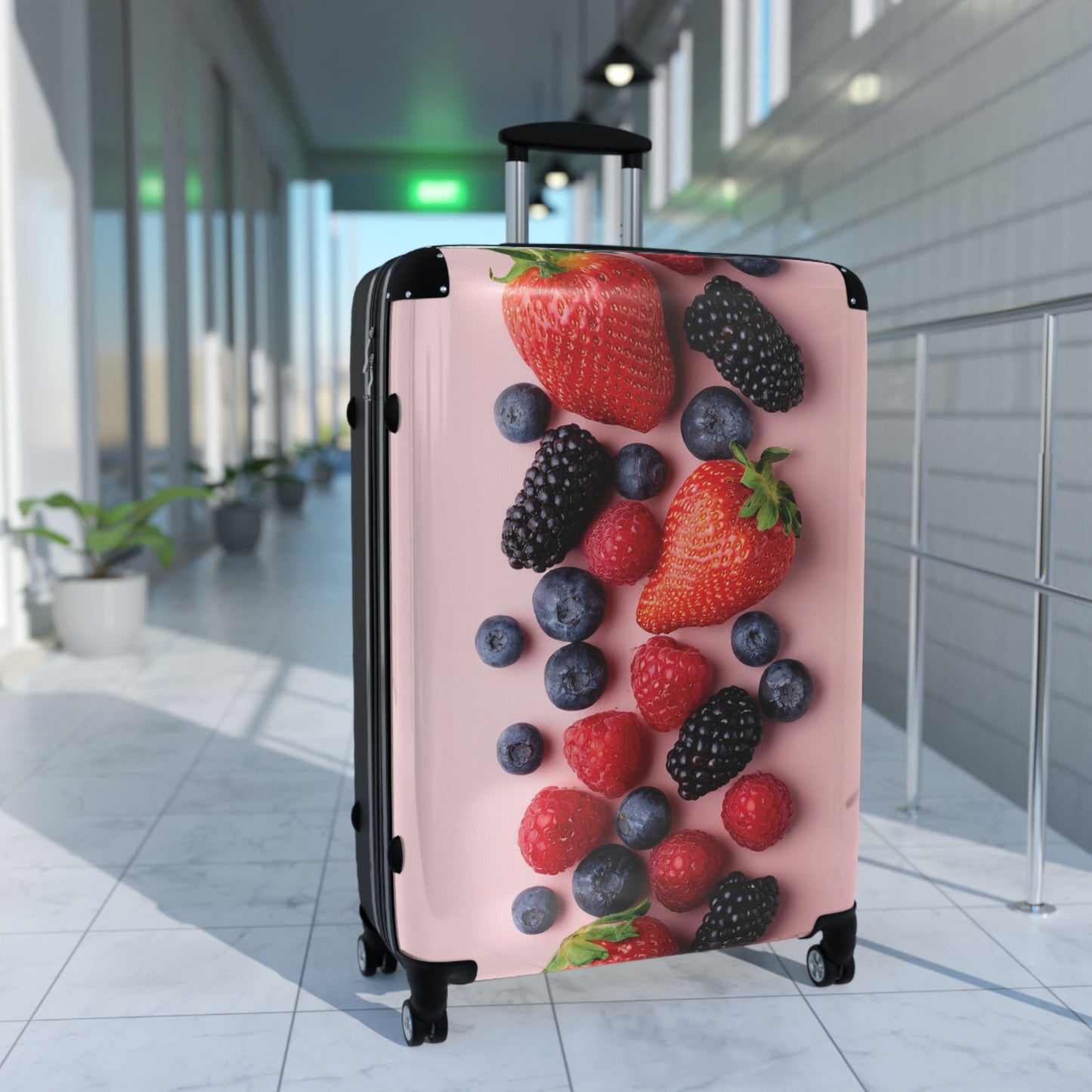 Nature Summer Fruits Vibrant Mix Carry-On Suitcase - Stylish Luggage for Travelers