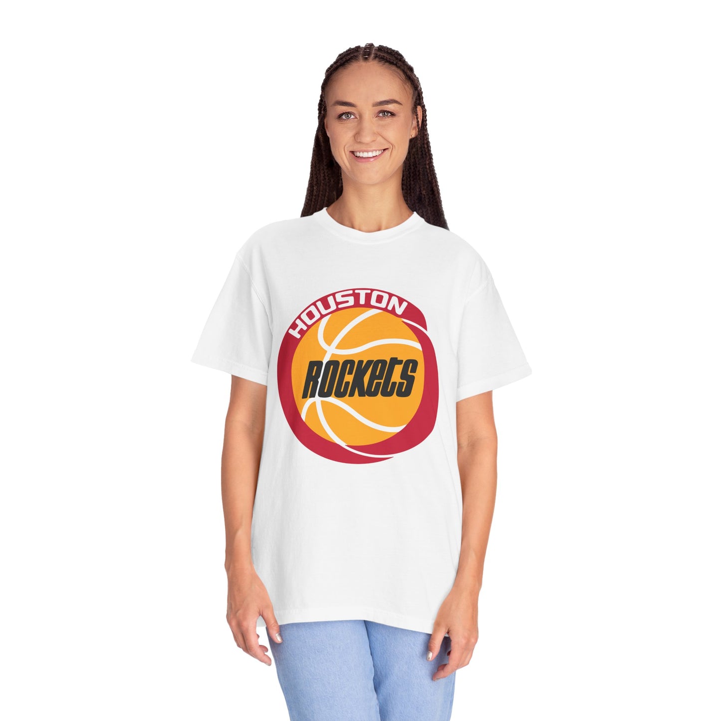 Houston Rockets Fan Garment-Dyed T-Shirt – Premium Cotton Tee for Customization