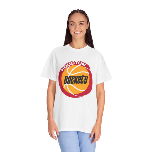 Houston Rockets Fan Garment-Dyed T-Shirt – Premium Cotton Tee for Customization