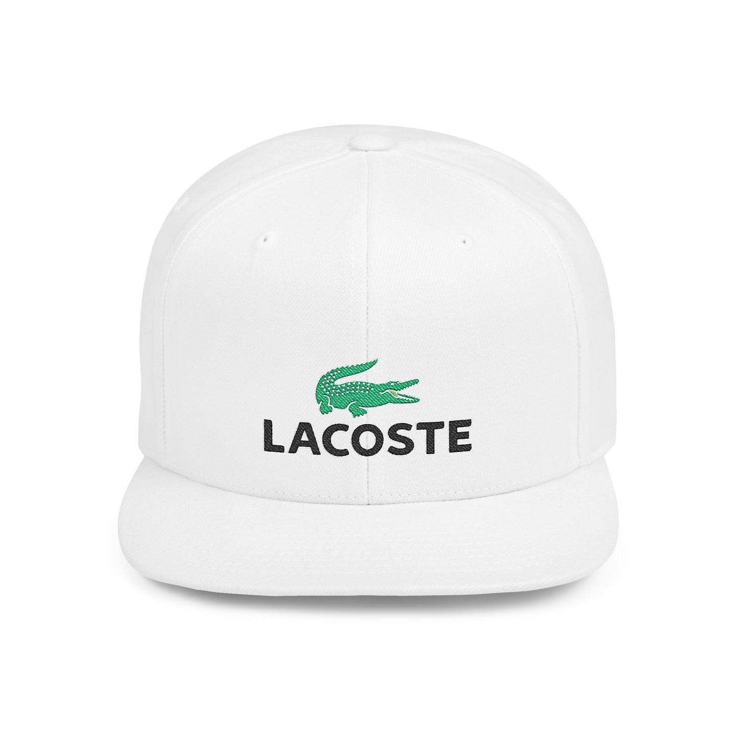 Lacoste Flat Bill Snapback – Lightweight, Custom Fit, Premium Quality