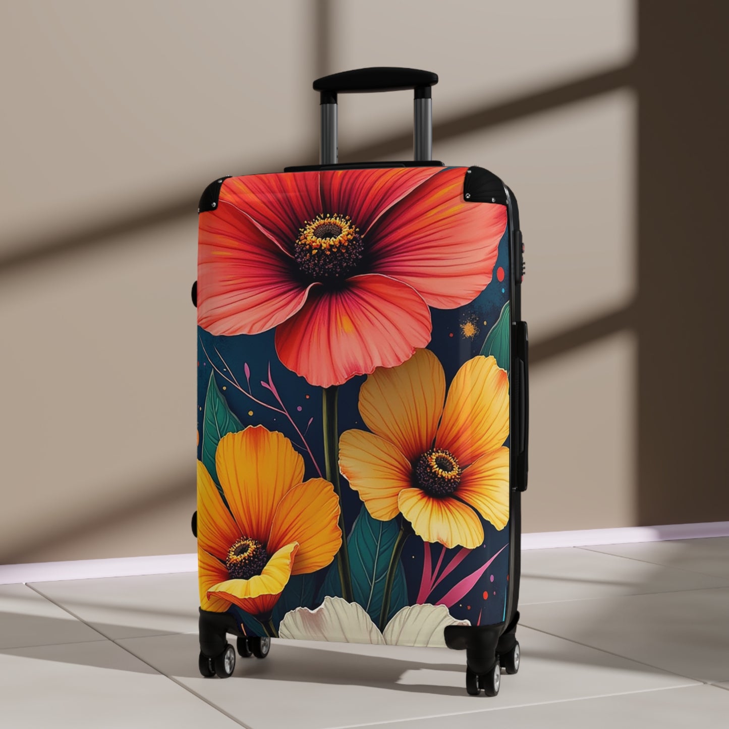 Nature Flowers Floral Season Art Carry-On Suitcase - Stylish Luggage for Travelers