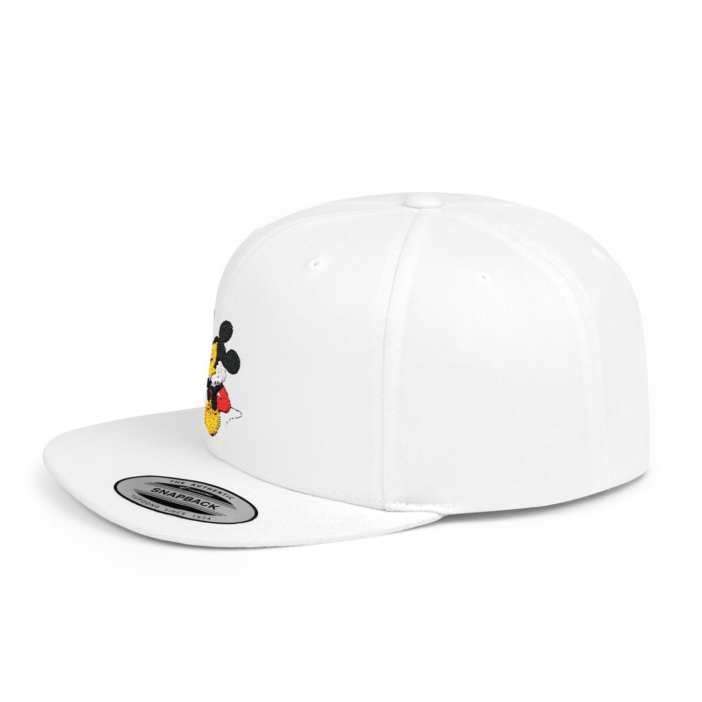 Mickey Mouse Sad Disney Flat Bill Snapback – Lightweight, Custom Fit, Premium Quality