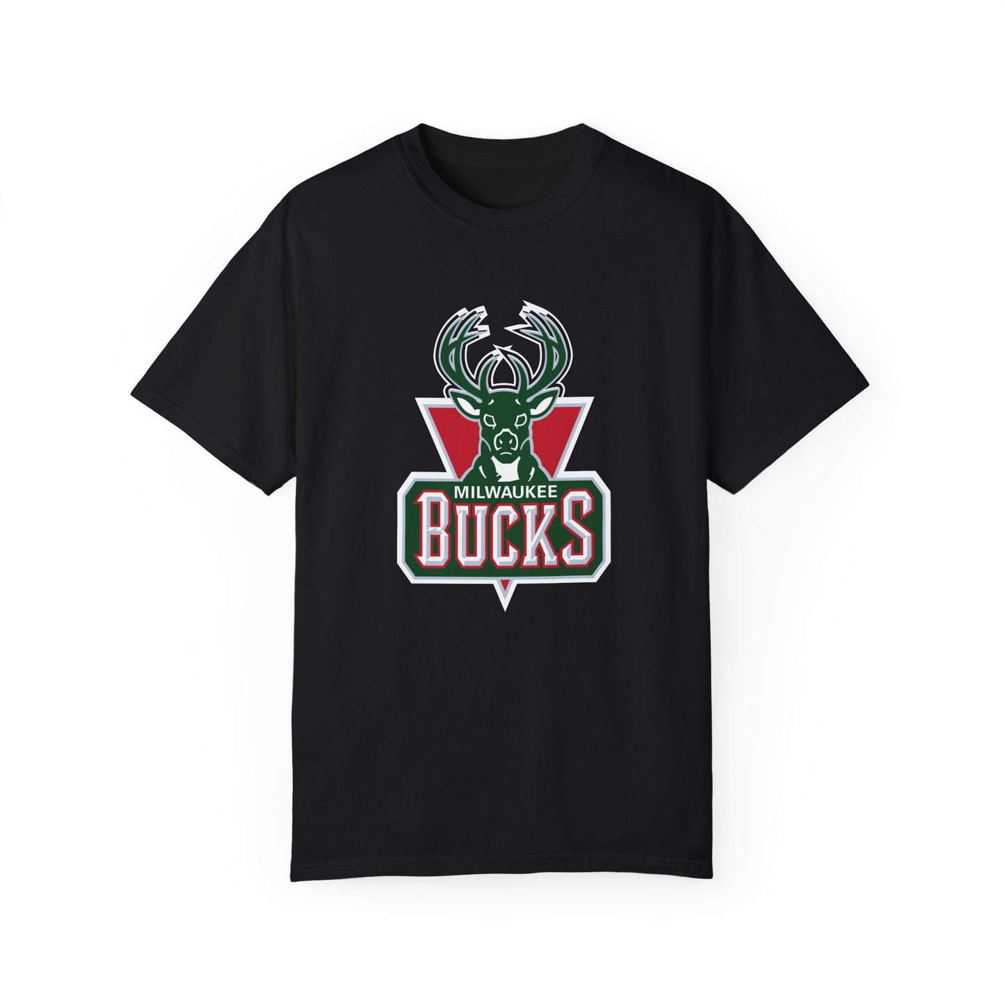 Milwaukee Bucks Hoop Lifestyle Garment-Dyed T-Shirt – Premium Cotton Tee for Customization