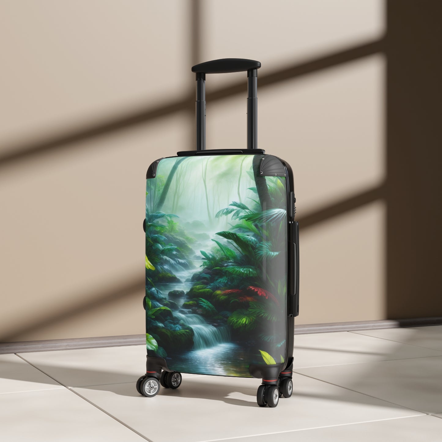 Nature Landscape Rain Forest Art Carry-On Suitcase - Stylish Luggage for Travelers