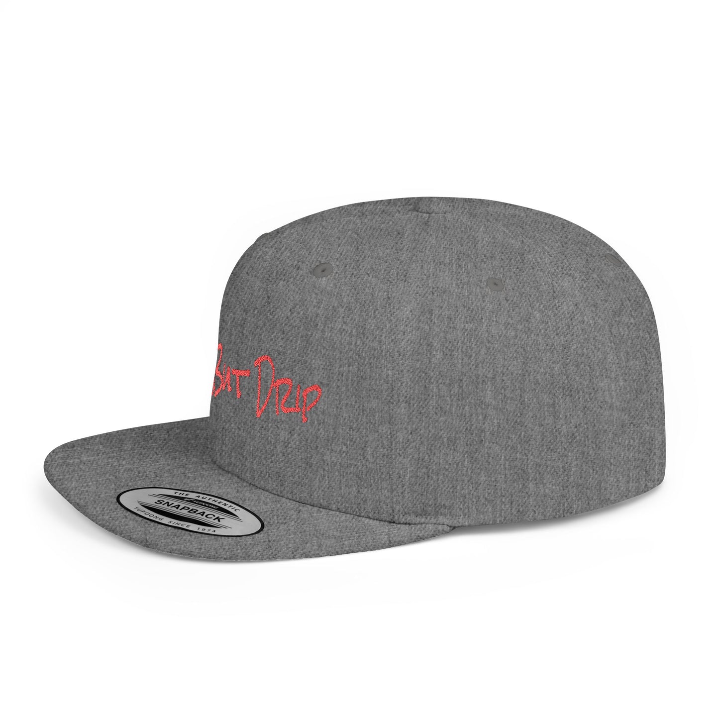 Text AFK But Drip Flat Bill Snapback – Lightweight, Custom Fit, Premium Quality