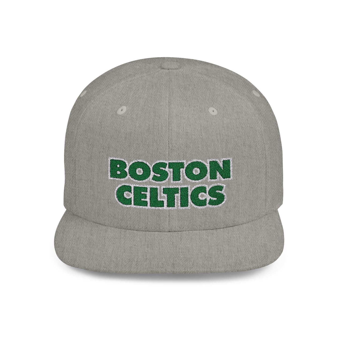 Boston Celtics Boston Basketball Flat Bill Snapback – Lightweight, Custom Fit, Premium Quality