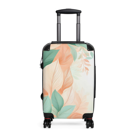 Nature Flowers Abstract Floral Art Carry-On Suitcase - Stylish Luggage for Travelers