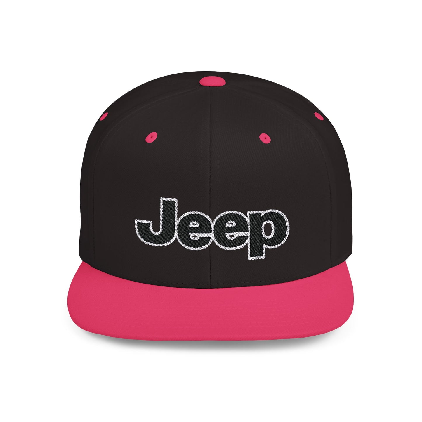 Jeep Flat Bill Snapback – Lightweight, Custom Fit, Premium Quality