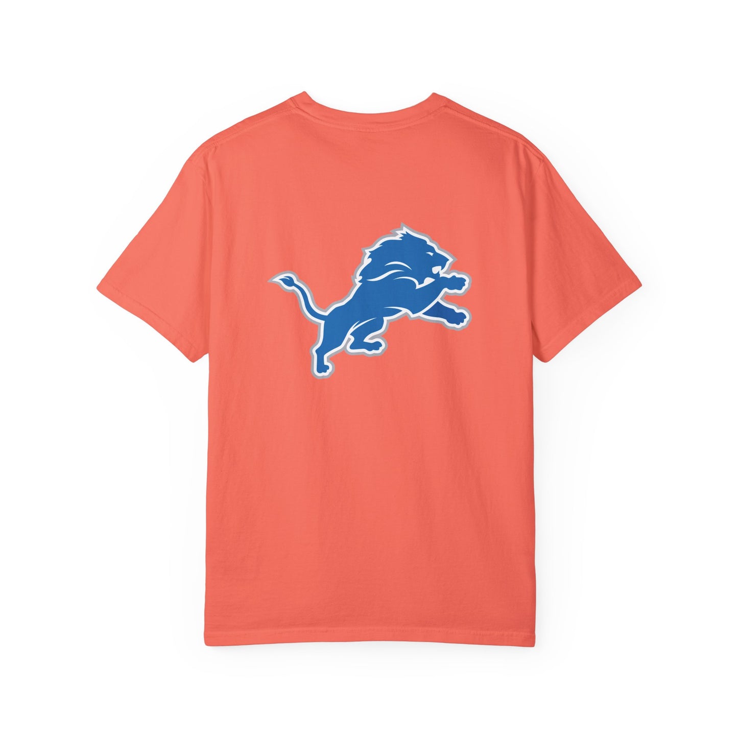 Detroit Lions Merchandise Garment-Dyed T-Shirt – Premium Cotton Tee for Customization