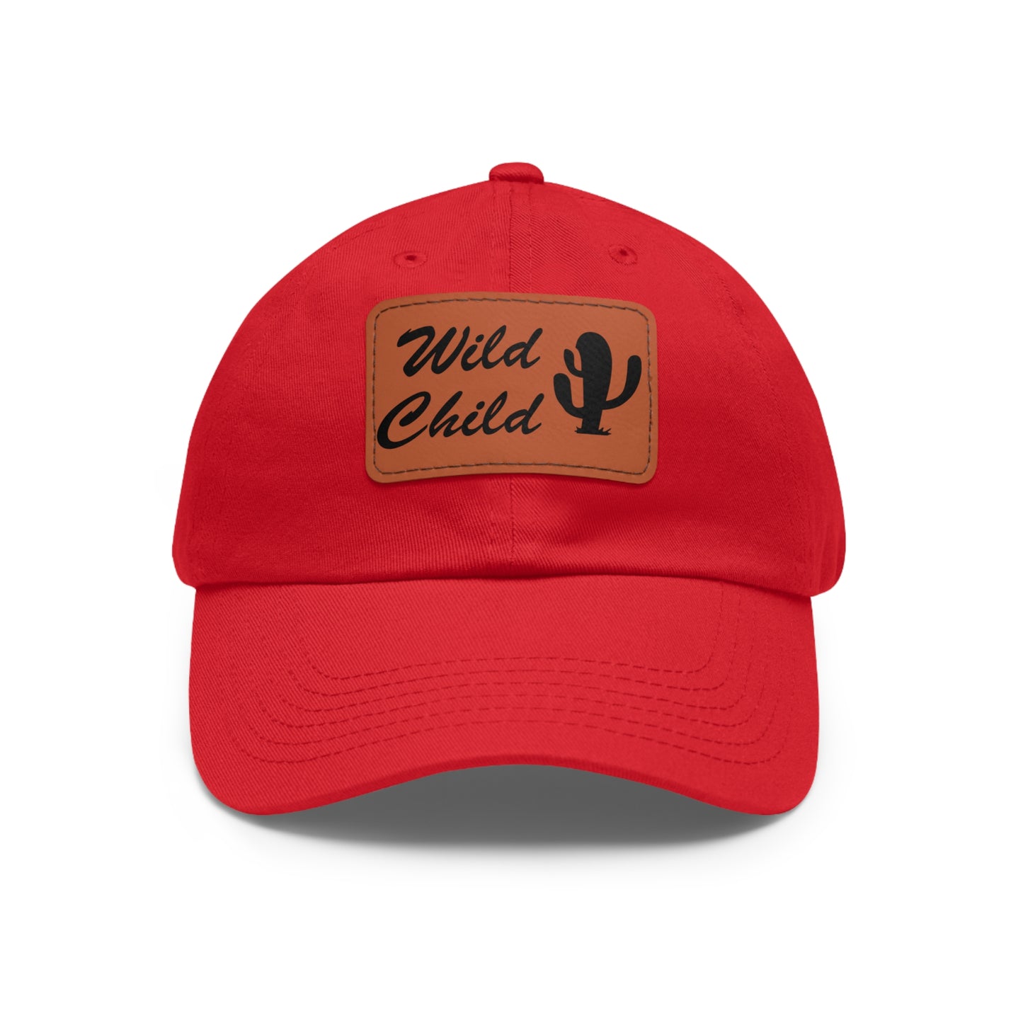 Dad Leather Patch Hat Wild Child – Timeless Style, Perfect Fit