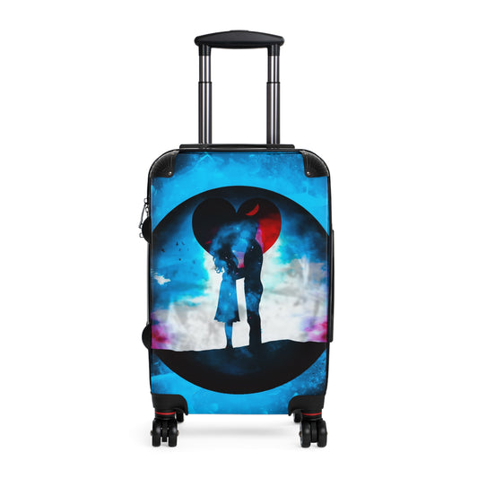 Love Couple Art Carry-On Suitcase - Stylish Luggage for Travelers