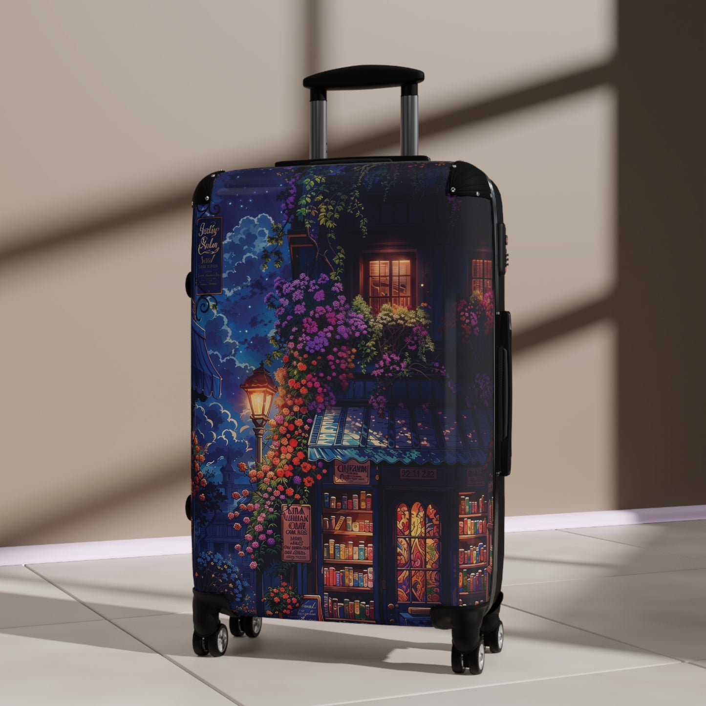 Art Cozy Shop Night Carry-On Suitcase - Stylish Luggage for Travelers