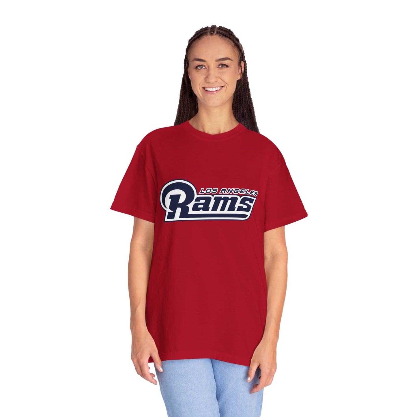 Los Angeles Rams Gear Garment-Dyed T-Shirt – Premium Cotton Tee for Customization