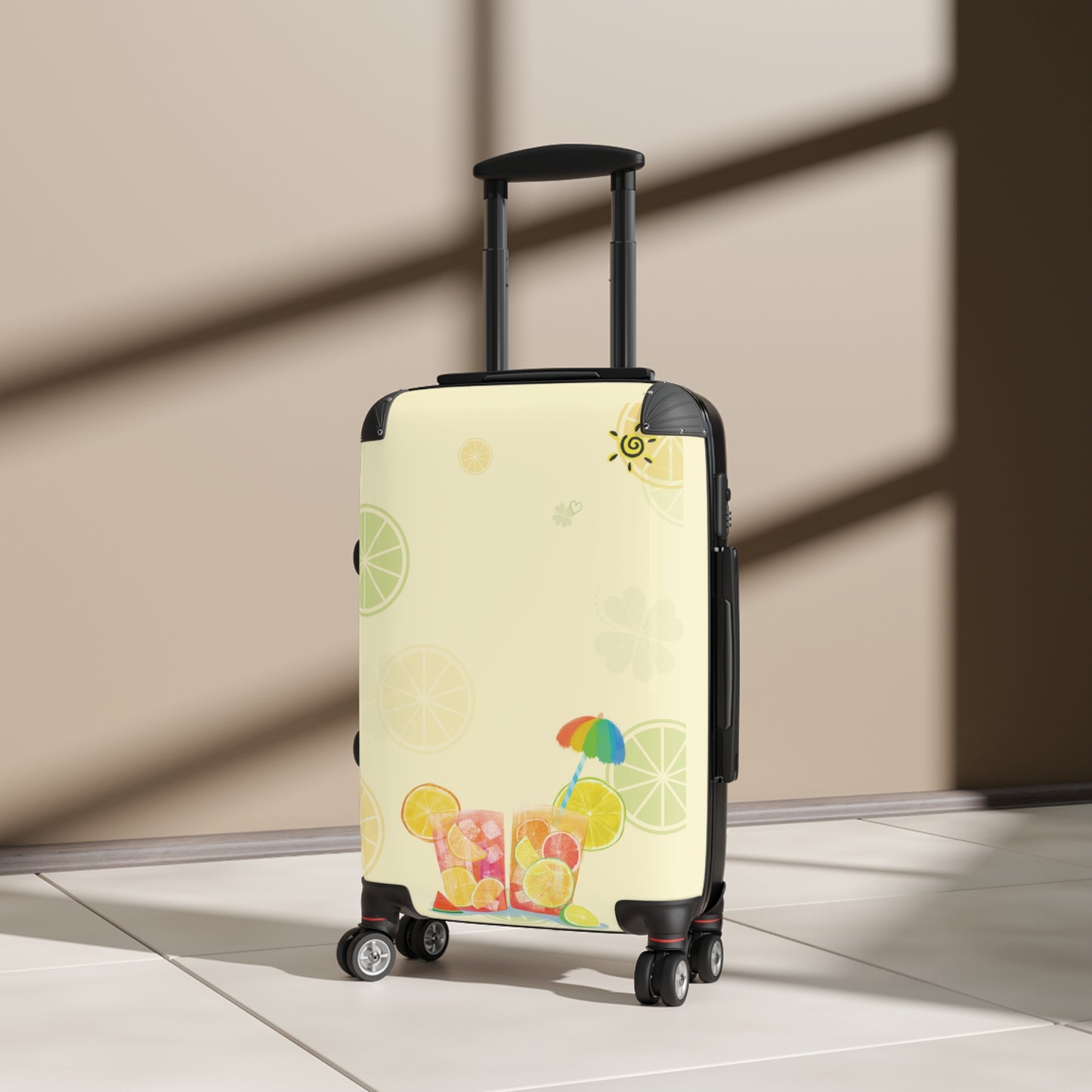 Nature Summer Fresh Drink Art Carry-On Suitcase - Stylish Luggage for Travelers
