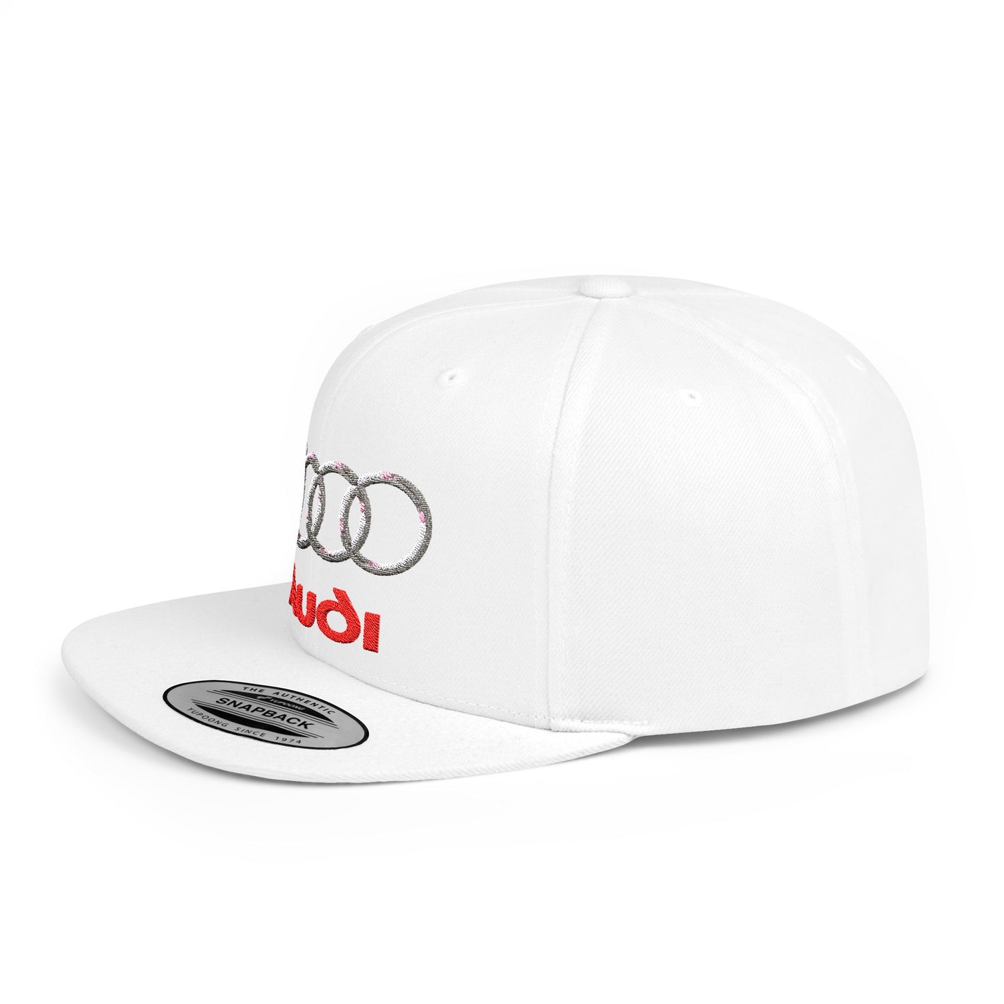 Audi Auto Flat Bill Snapback – Lightweight, Custom Fit, Premium Quality