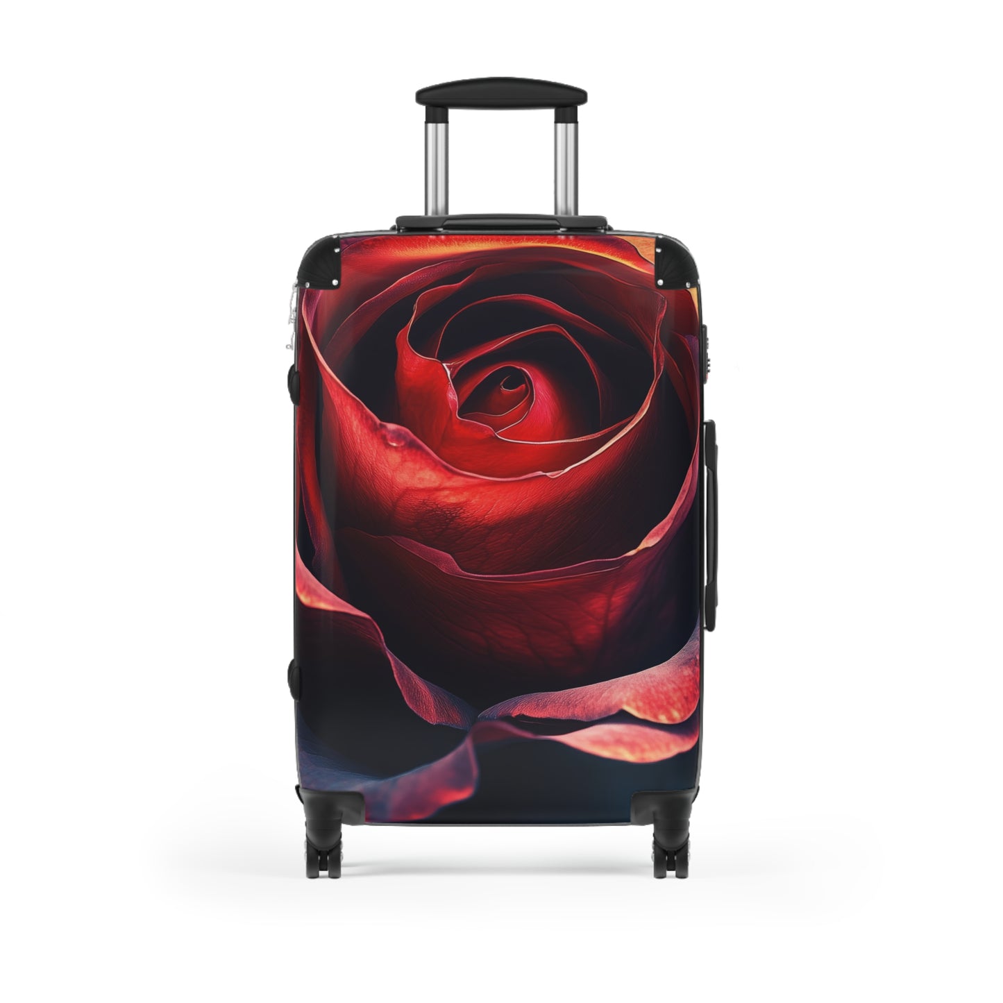 Nature Rose Flower Art Carry-On Suitcase - Stylish Luggage for Travelers