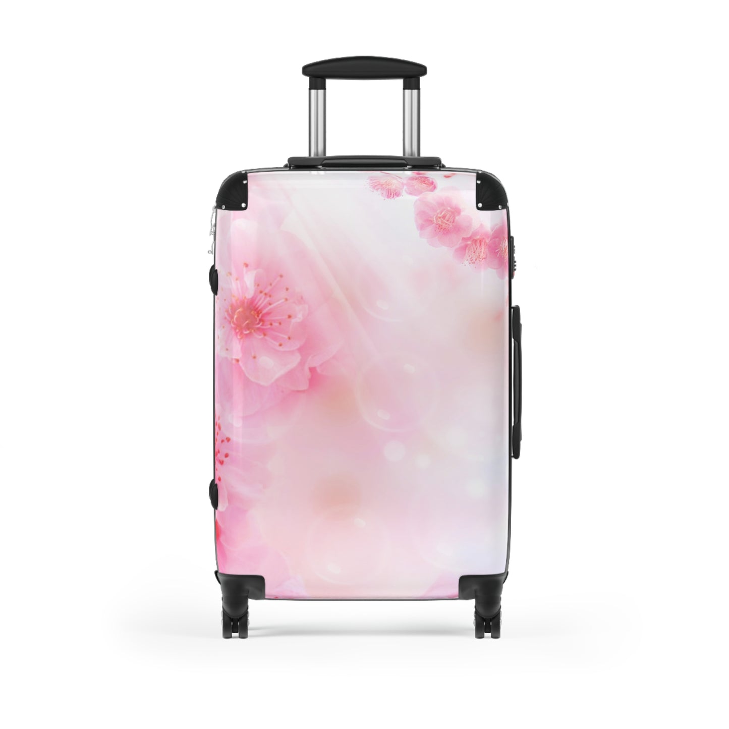 Nature Flowers Floral Peach Beautiful Art Carry-On Suitcase - Stylish Luggage for Travelers