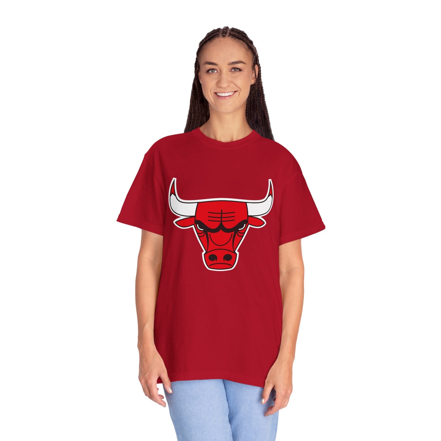 Chicago Bulls Built Different Garment-Dyed T-Shirt – Premium Cotton Tee for Customization