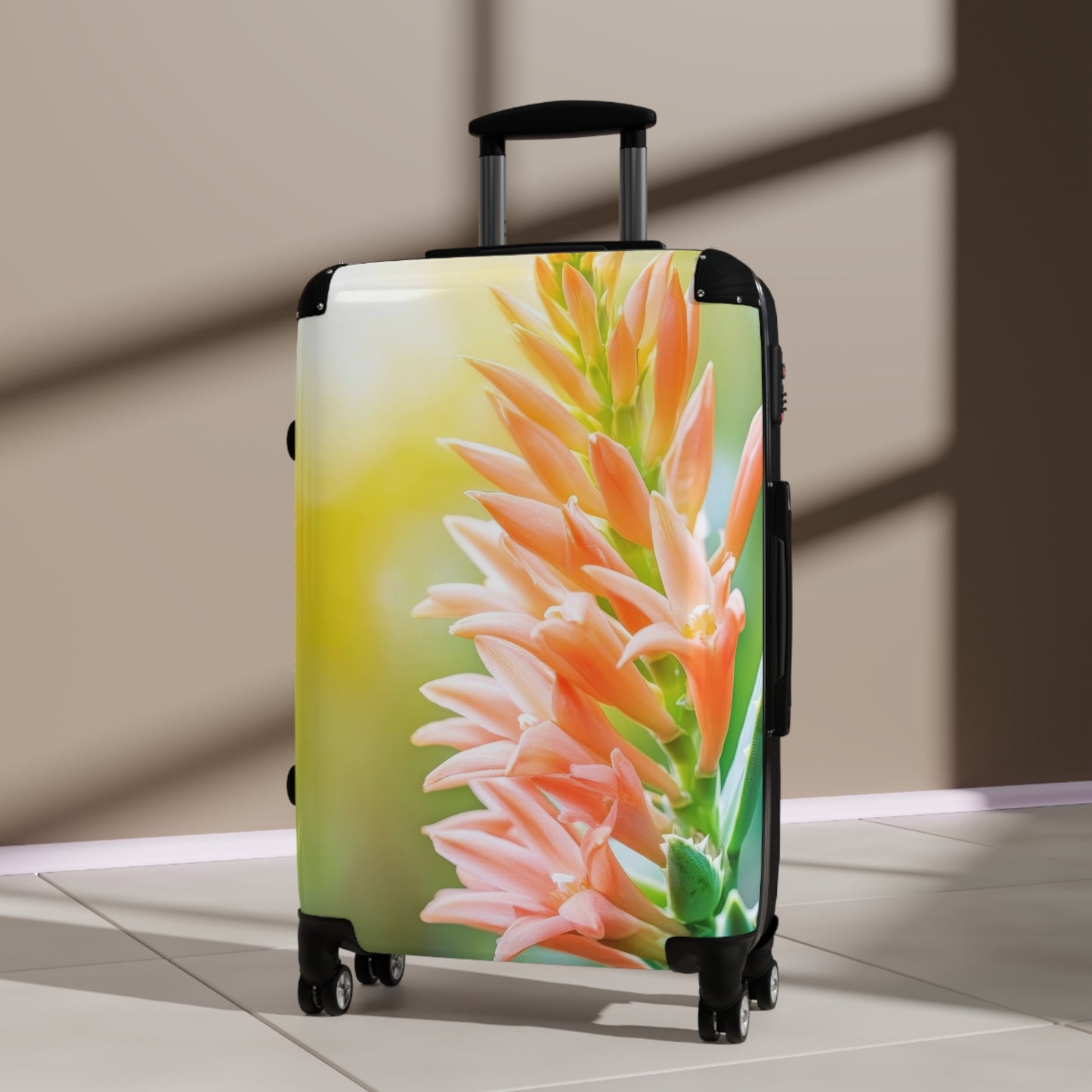 Nature Flowers Beauty and Health Art Carry-On Suitcase - Stylish Luggage for Travelers