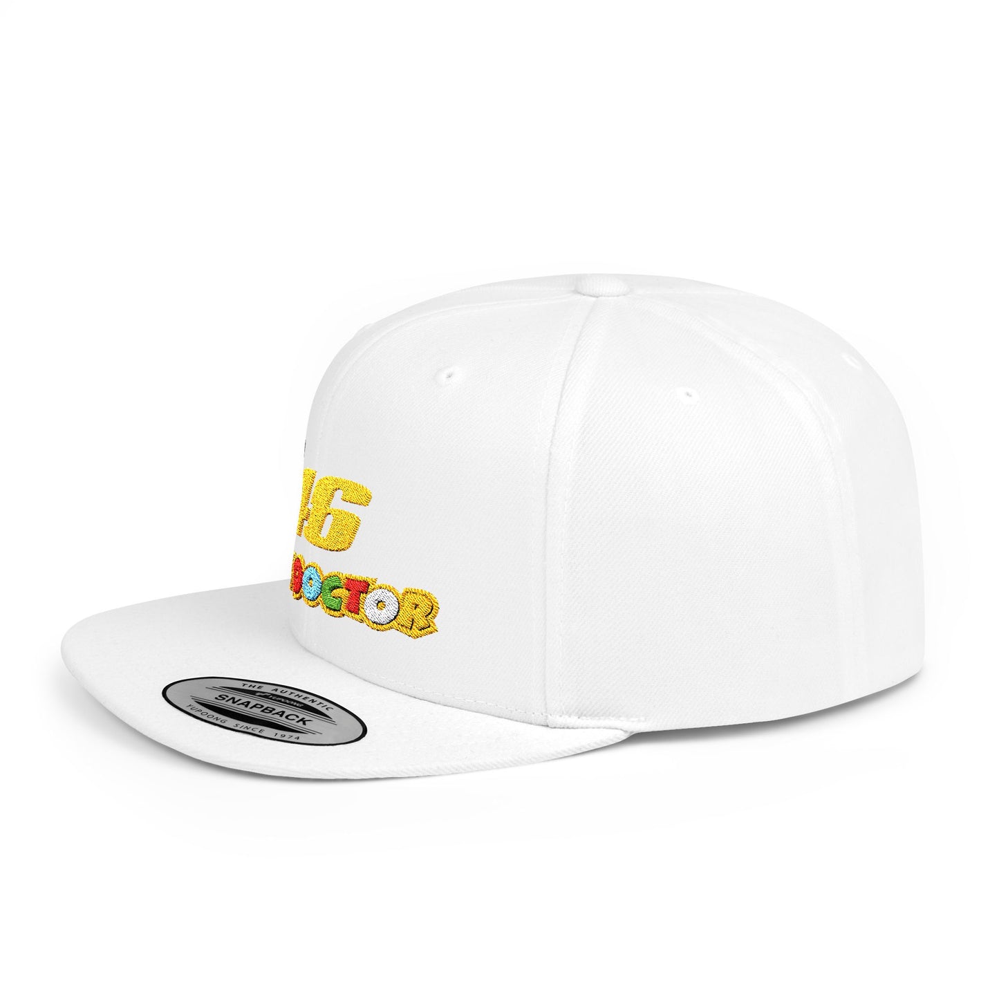 46 The Doctor Flat Bill Snapback – Lightweight, Custom Fit, Premium Quality