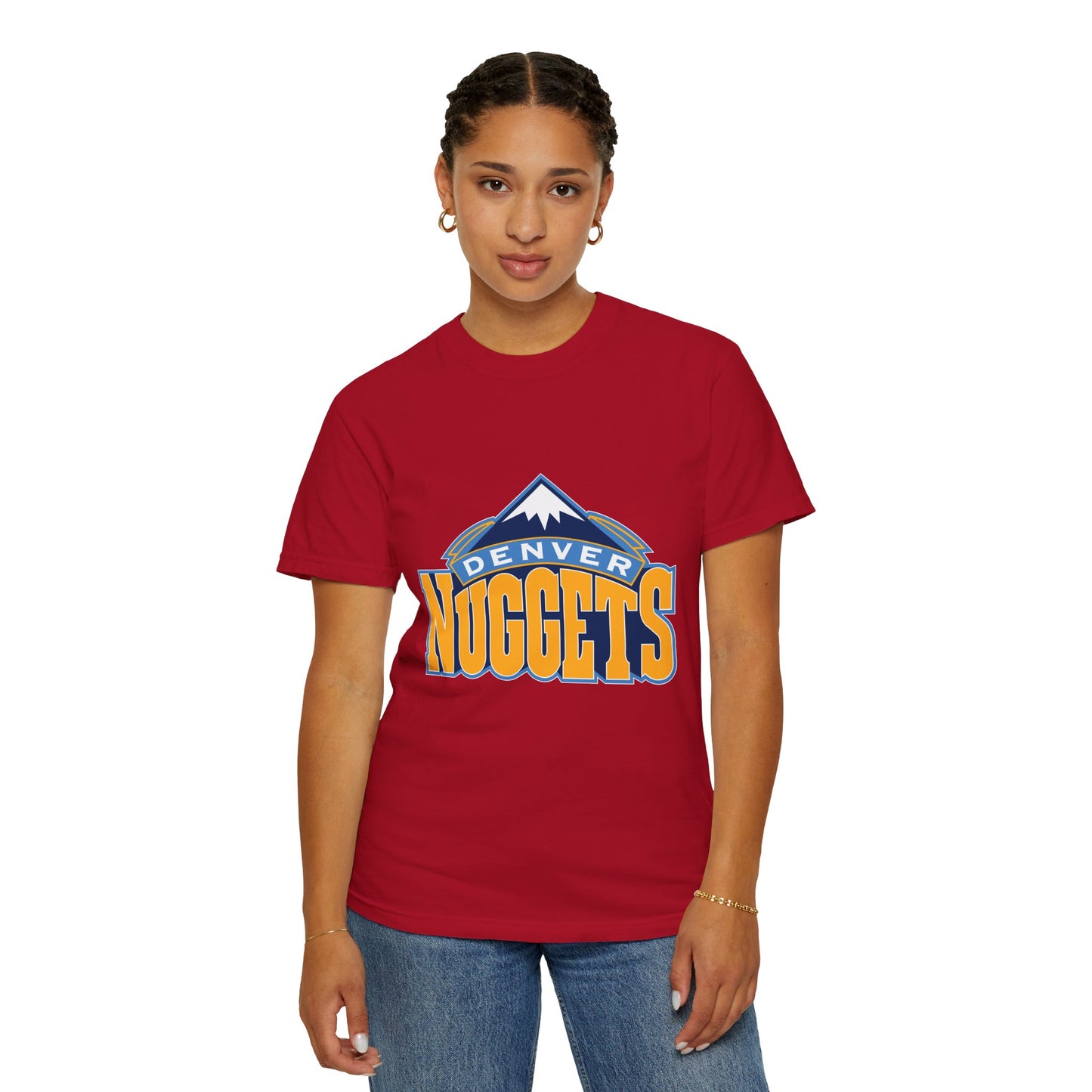 Denver Nuggets Garment-Dyed T-Shirt – Premium Cotton Tee for Customization