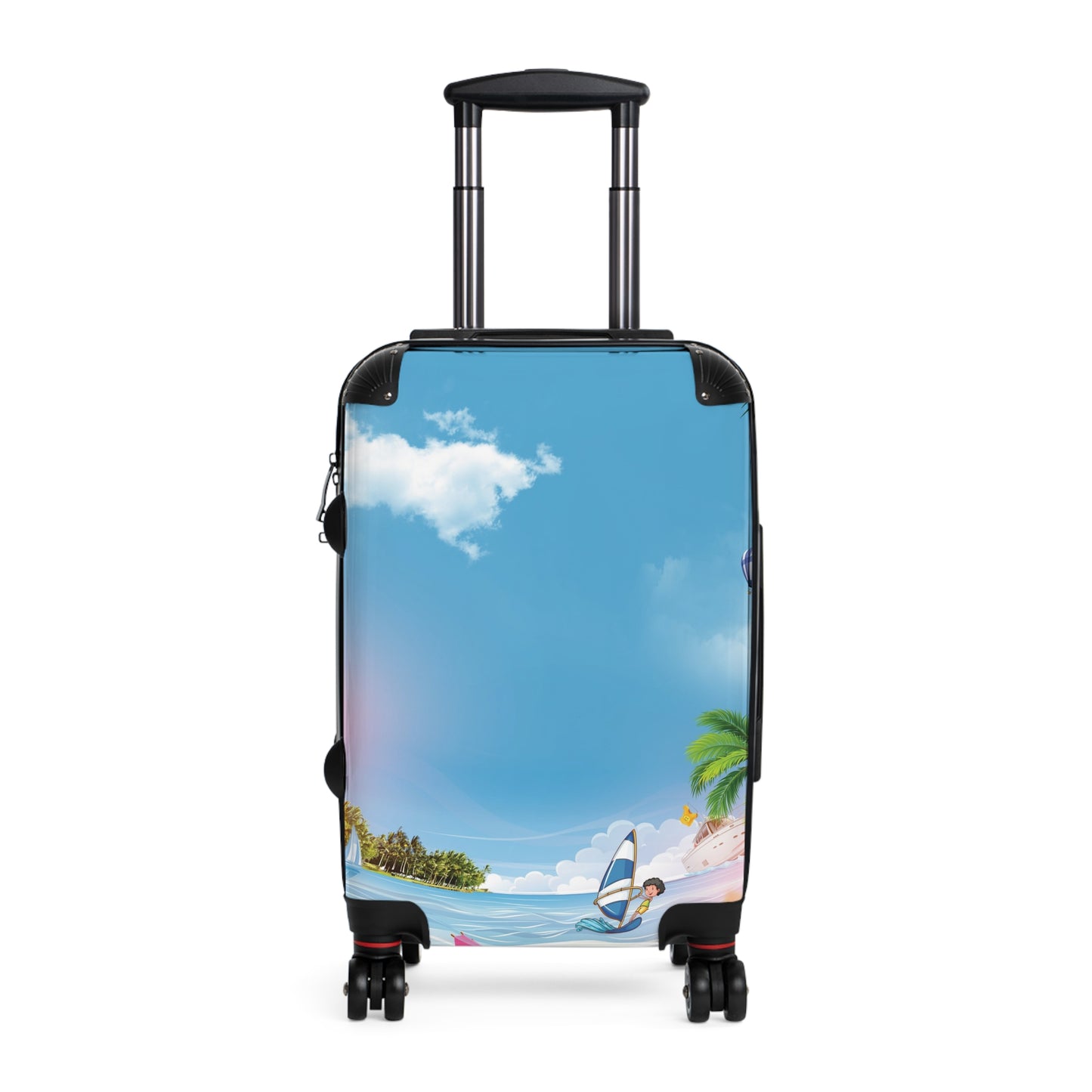 Nature Summer Tropical Beach Art Carry-On Suitcase - Stylish Luggage for Travelers