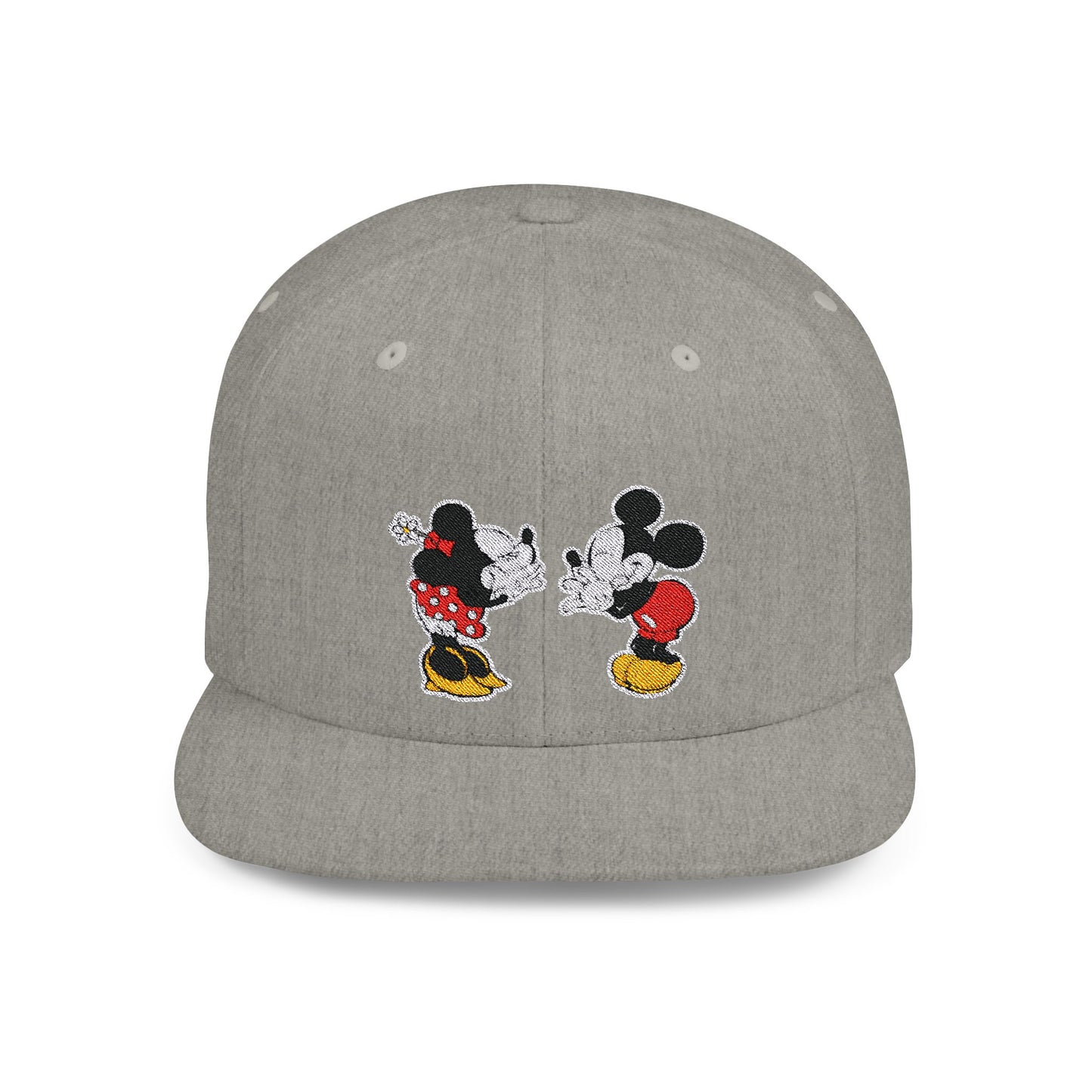 Classic Minnie Mouse Mickey Mouse Flat Bill Snapback – Lightweight, Custom Fit, Premium Quality
