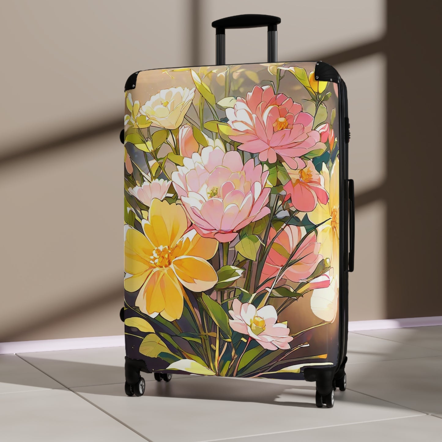 Nature Flowers Floral Srping Wild Art Carry-On Suitcase - Stylish Luggage for Travelers