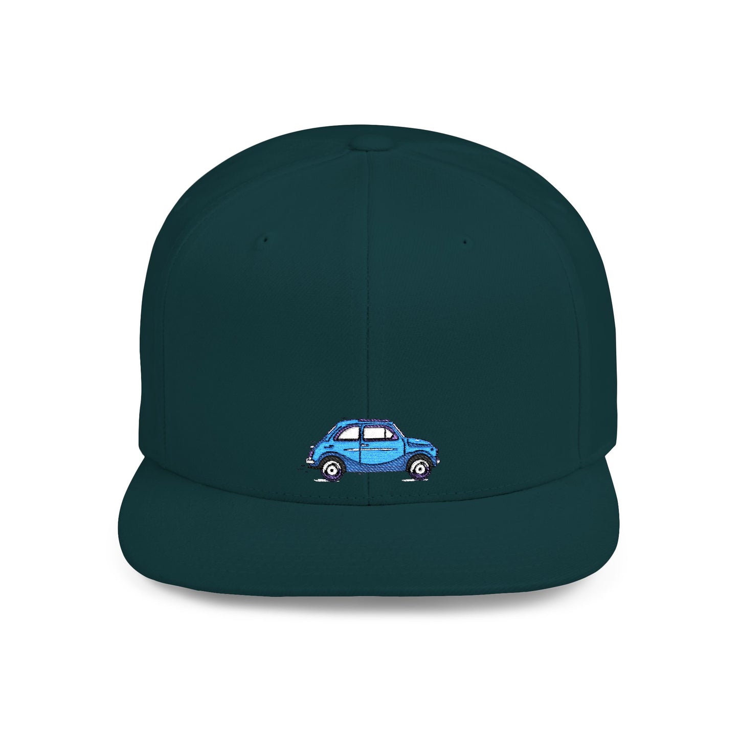 Icons Embroidered Car Flat Bill Snapback – Lightweight, Custom Fit, Premium Quality