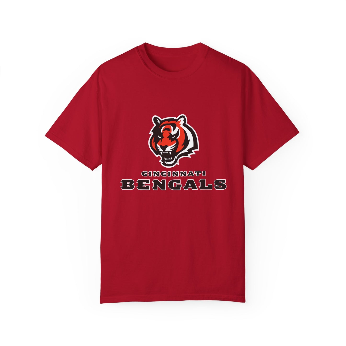 Cincinnati Bengals Gear Garment-Dyed T-Shirt – Premium Cotton Tee for Customization