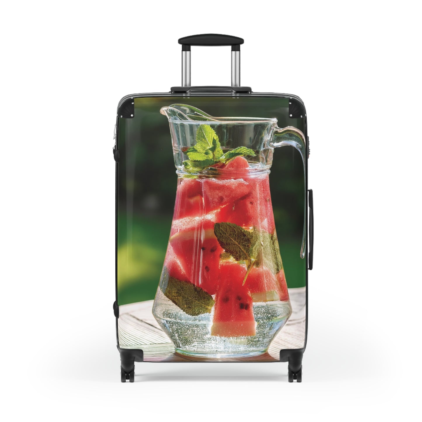 Nature Summer Watermelon Mint Carry-On Suitcase - Stylish Luggage for Travelers