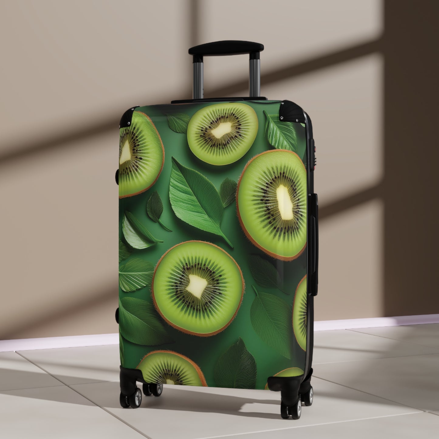 Nature Summer Juicy Kiwi Slices Carry-On Suitcase - Stylish Luggage for Travelers