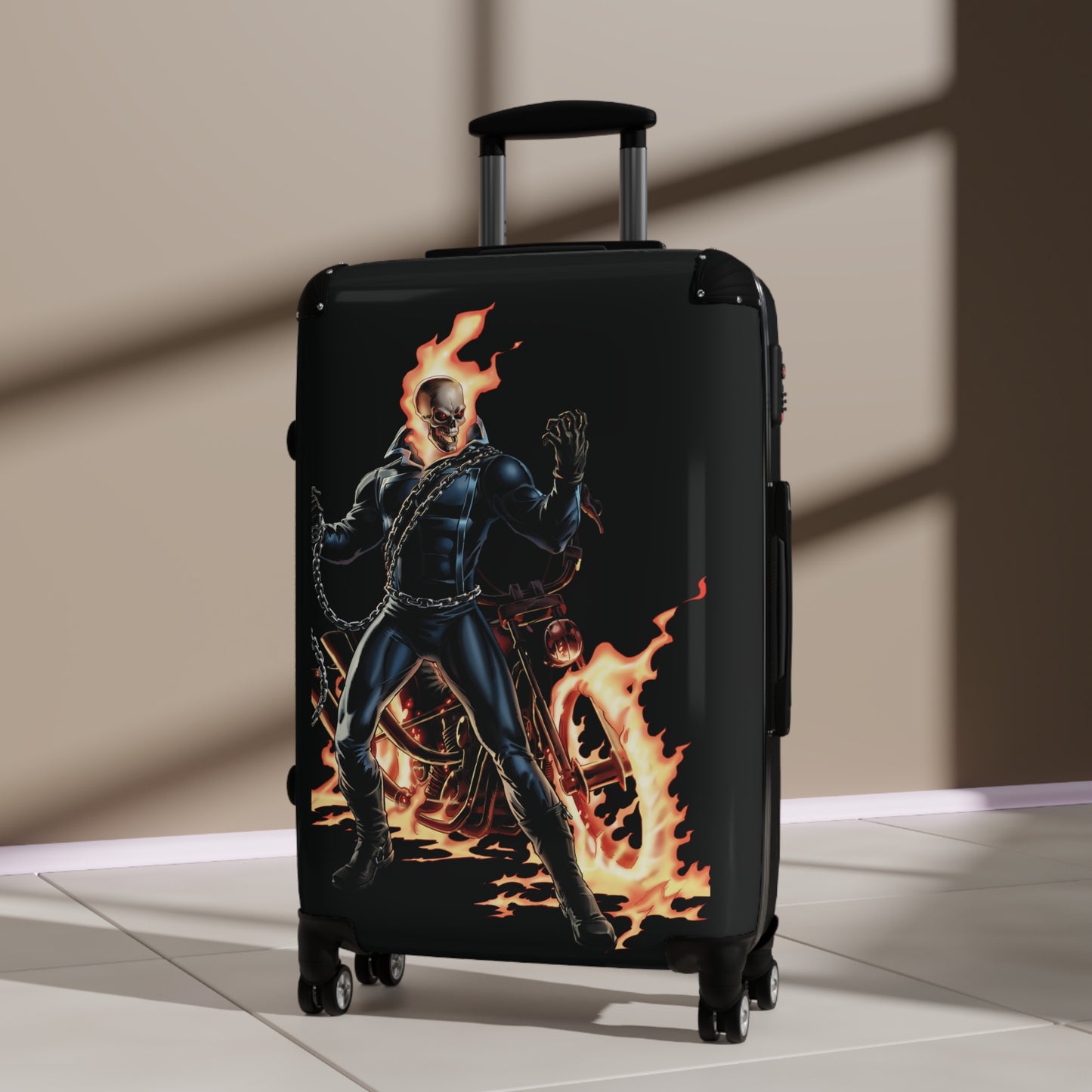 Marvel Ghost Rider Carry-On Suitcase - Stylish Luggage for Travelers