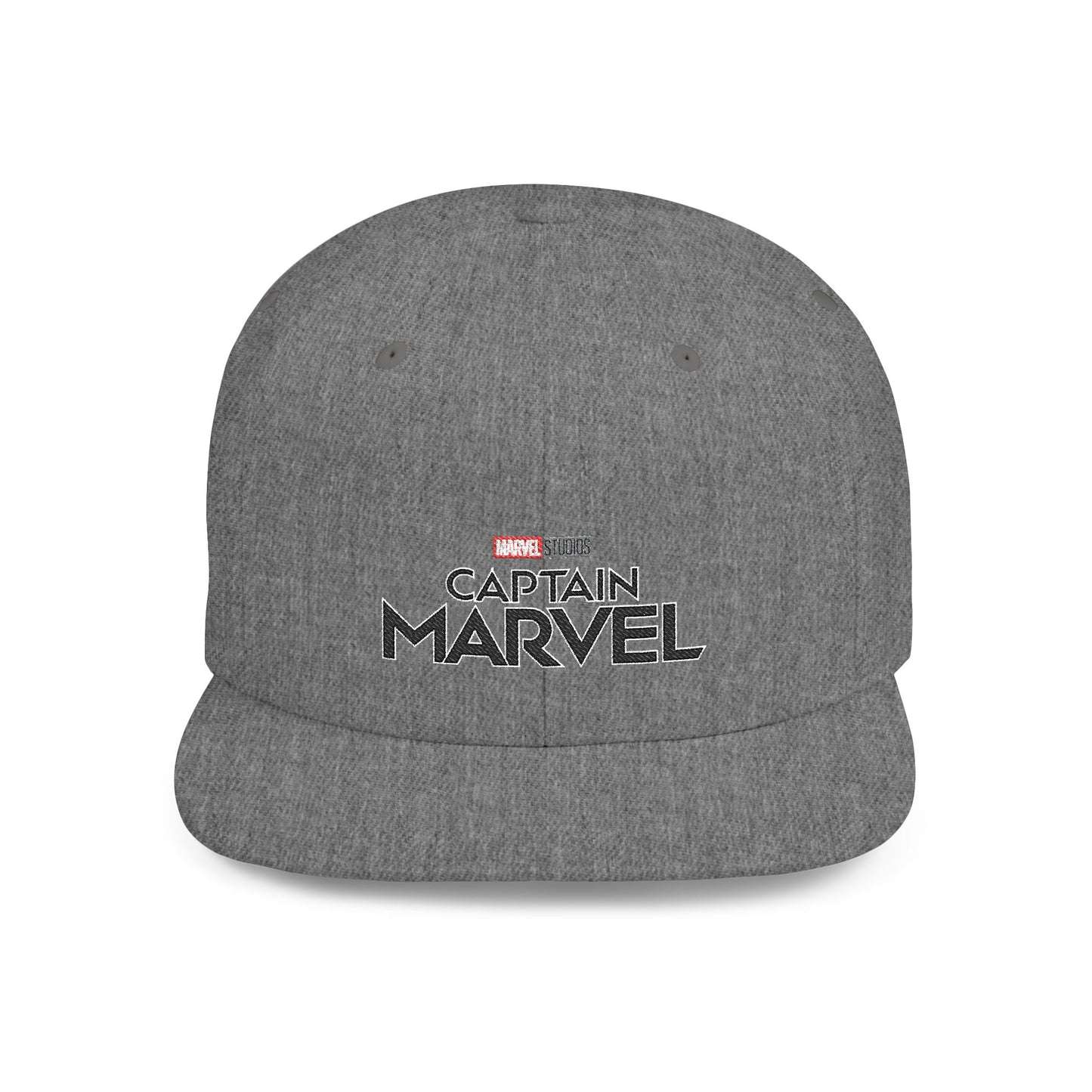 Marvel Captain Marvel Flat Bill Snapback – Lightweight, Custom Fit, Premium Quality