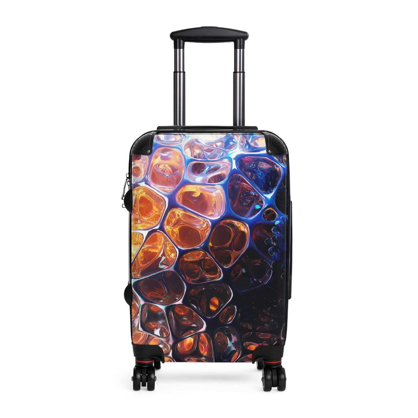 Love Heart Fire Art Carry-On Suitcase - Stylish Luggage for Travelers