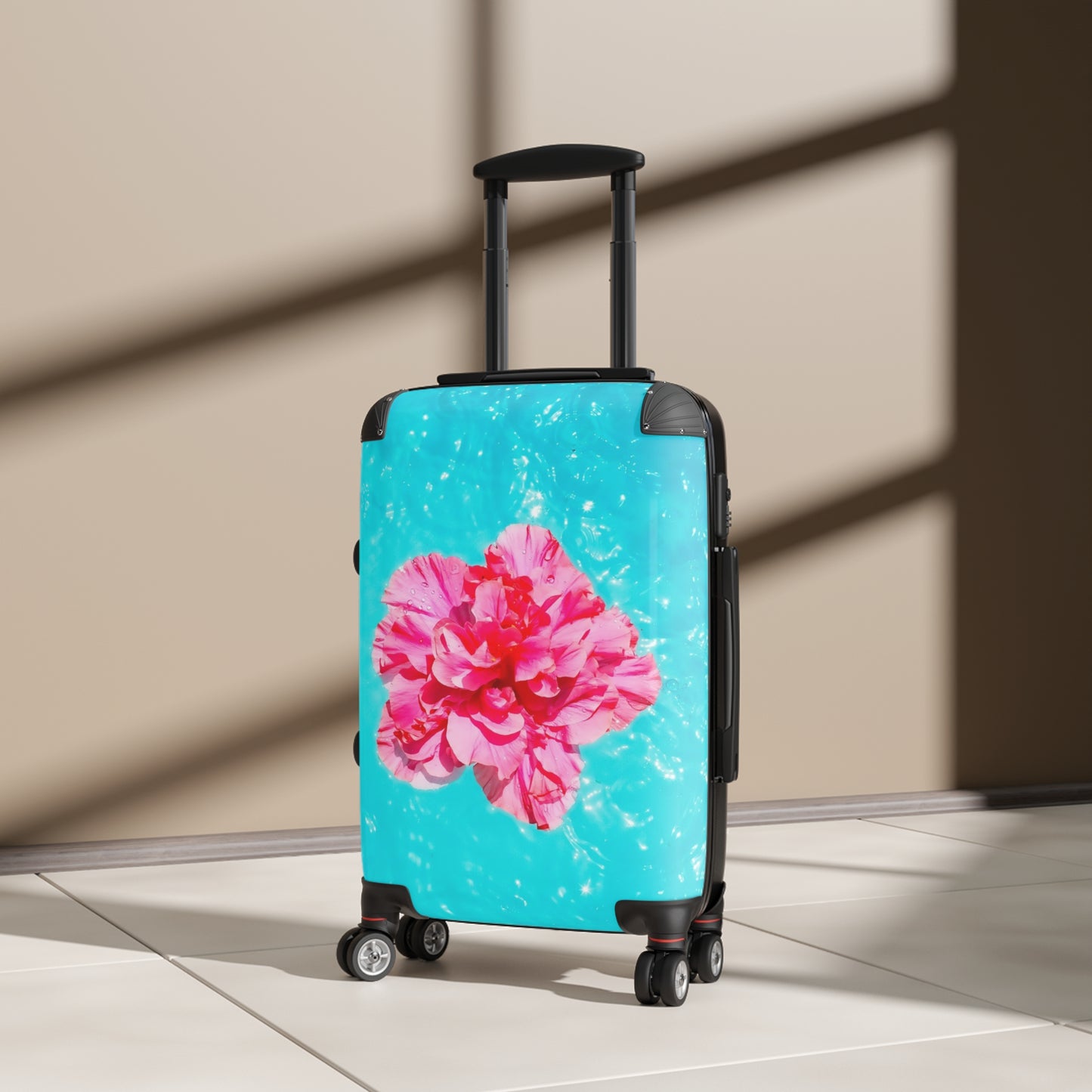 Nature Flowers Floral Floating Art Carry-On Suitcase - Stylish Luggage for Travelers