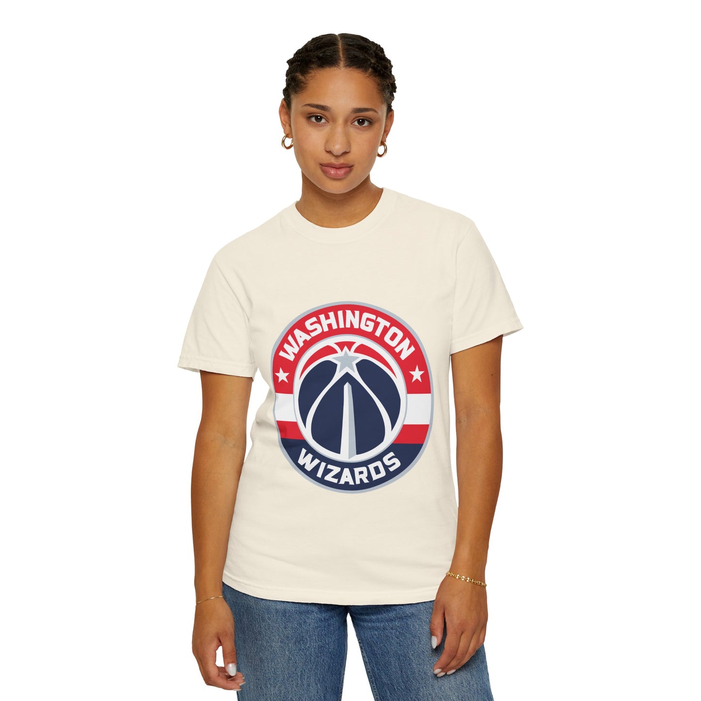 Washington Wizards Strong Garment-Dyed T-Shirt – Premium Cotton Tee for Customization