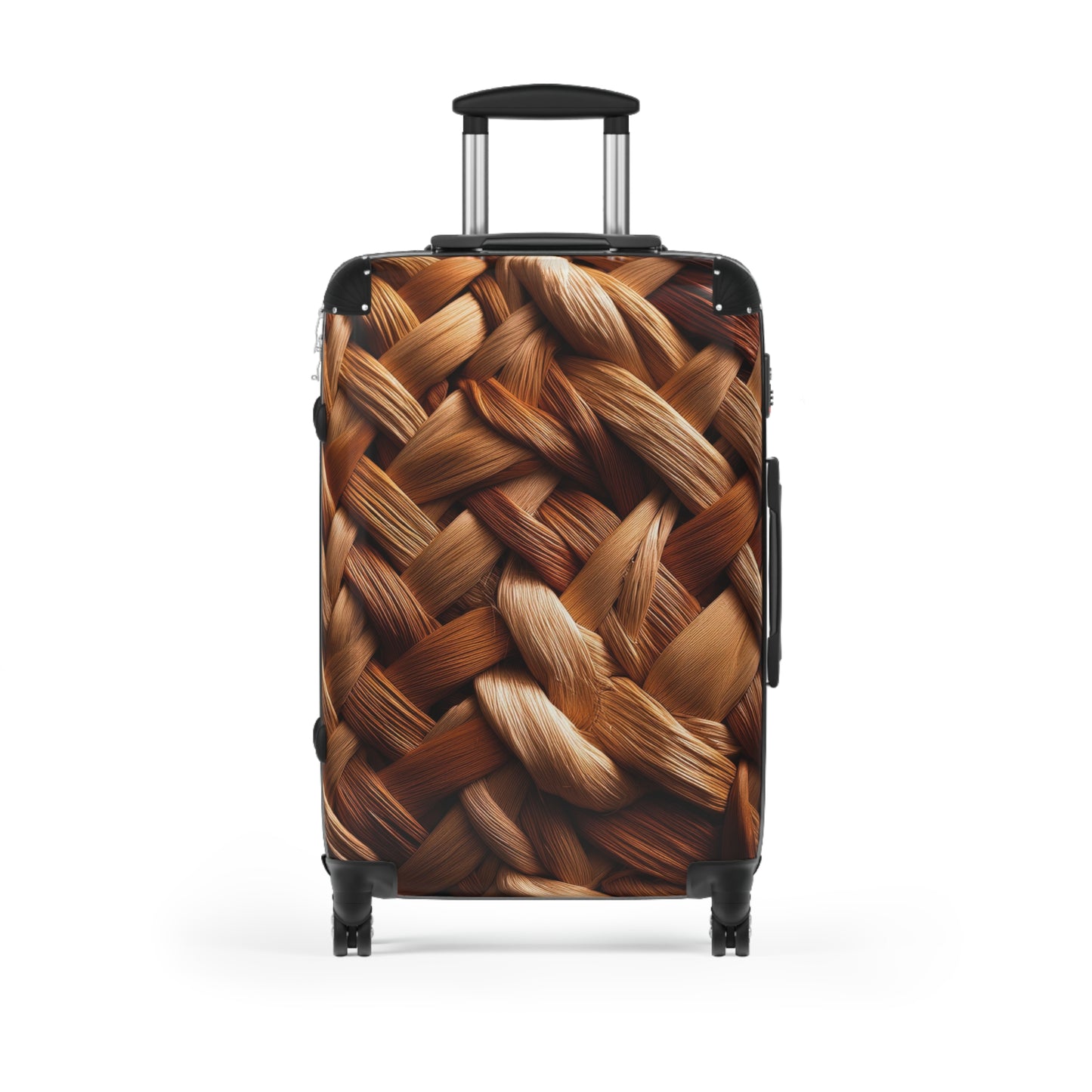 Nature Texture Wooven Art Carry-On Suitcase - Stylish Luggage for Travelers
