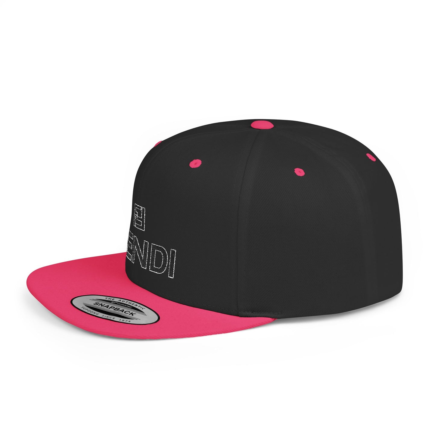 Fendi Flat Bill Snapback – Lightweight, Custom Fit, Premium Quality