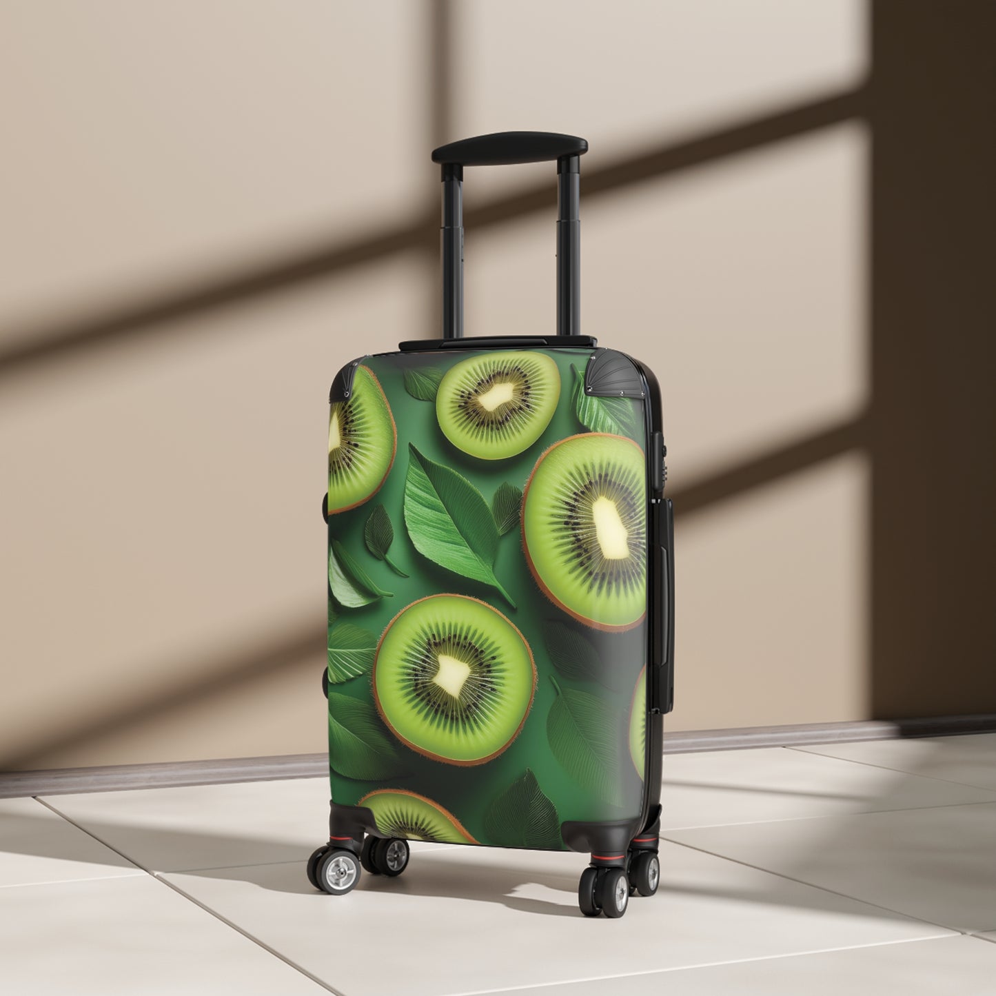 Nature Summer Juicy Kiwi Slices Carry-On Suitcase - Stylish Luggage for Travelers