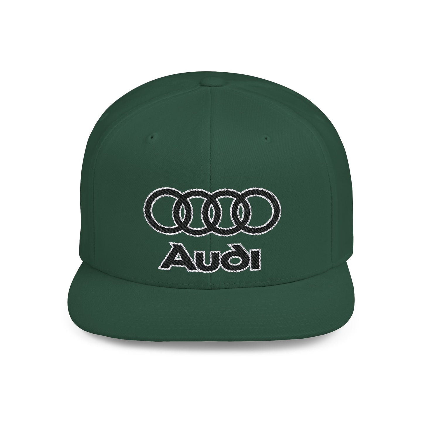 Audi Flat Bill Snapback – Lightweight, Custom Fit, Premium Quality