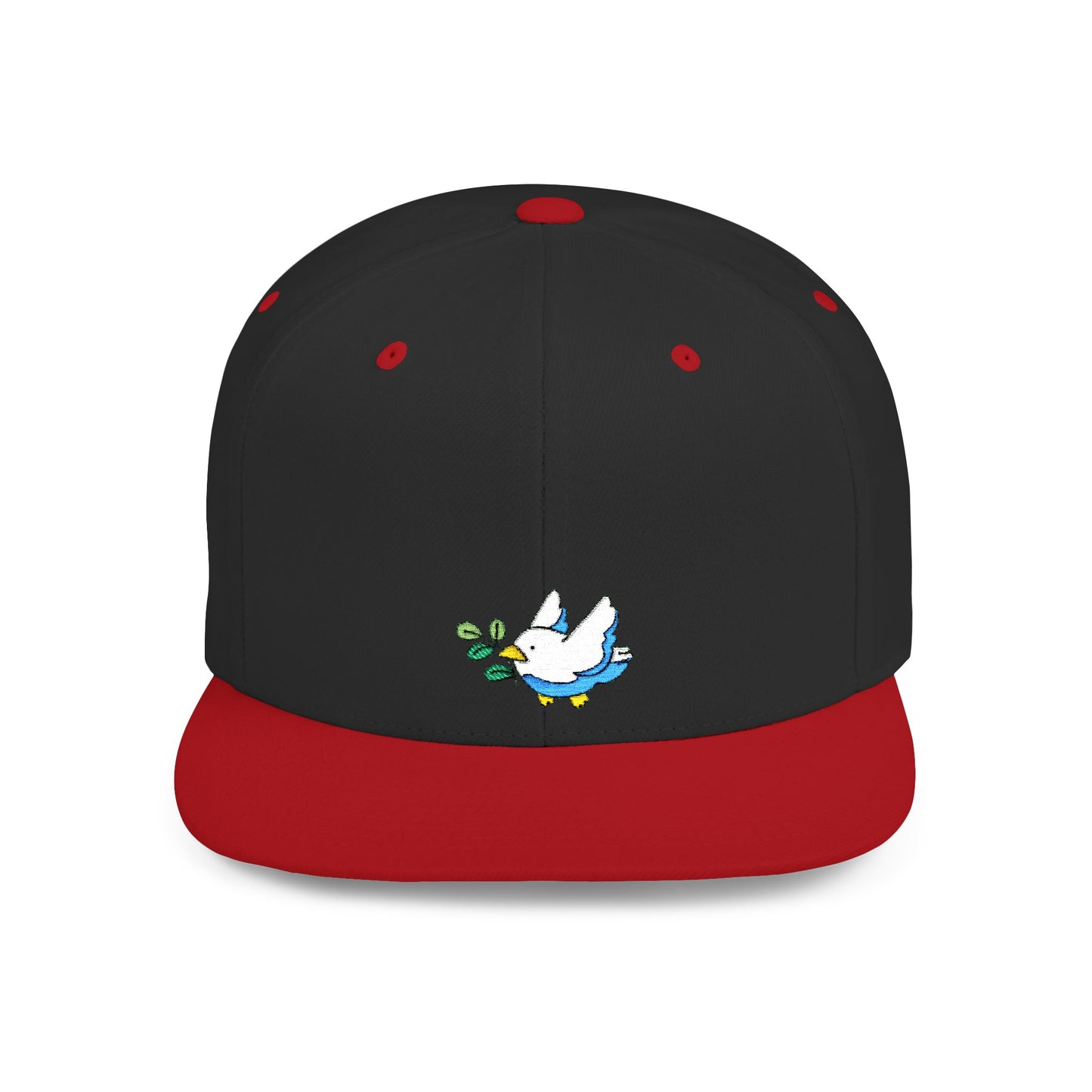 Icons Embroidered Bird Flat Bill Snapback – Lightweight, Custom Fit, Premium Quality