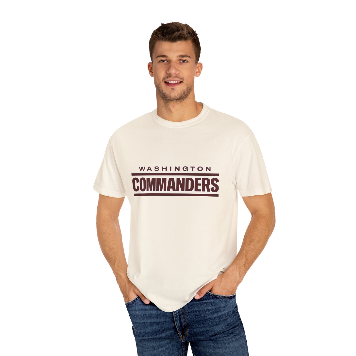 Washington Commanders Nation Garment-Dyed T-Shirt – Premium Cotton Tee for Customization