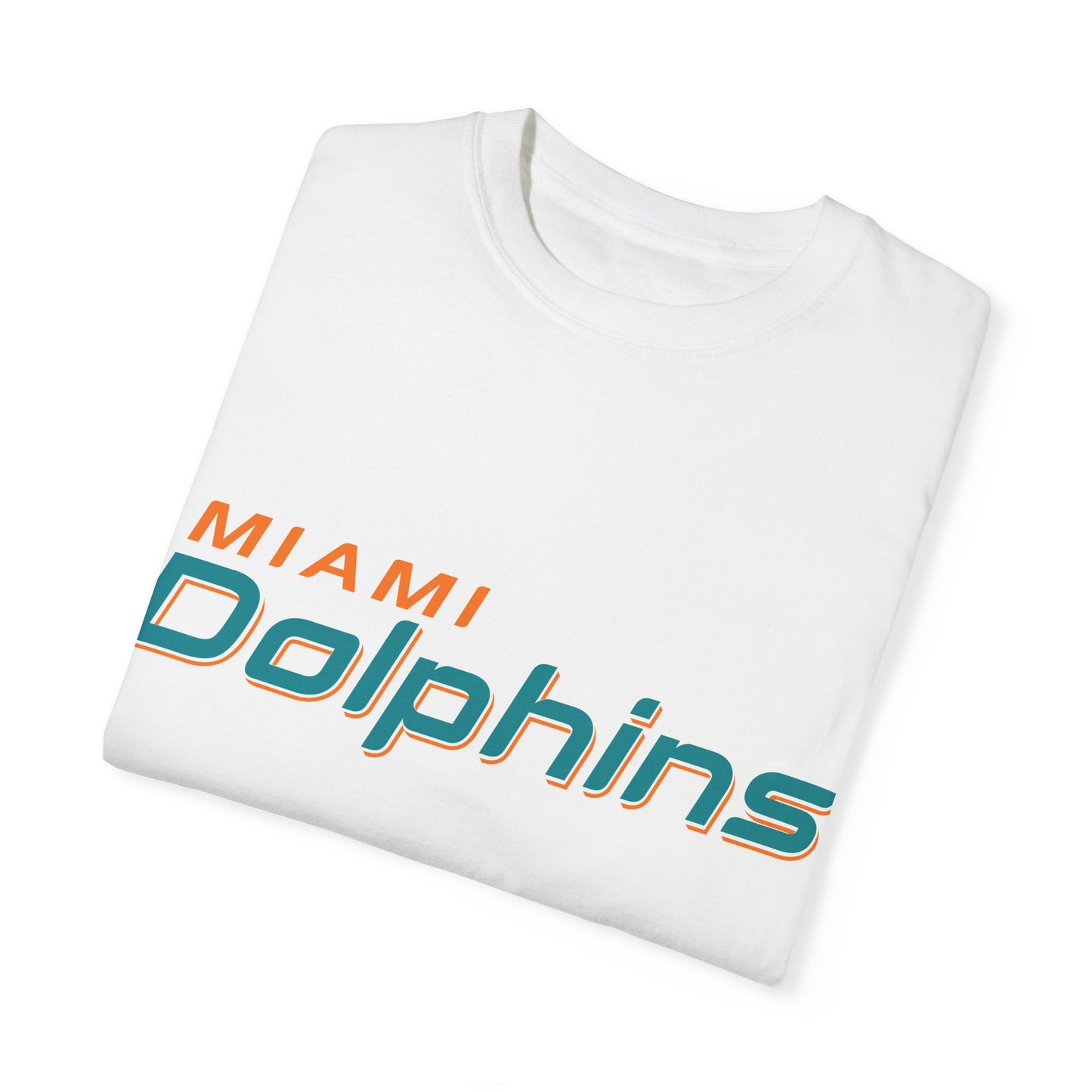 Miami Dolphins Garment-Dyed T-Shirt – Premium Cotton Tee for Customization