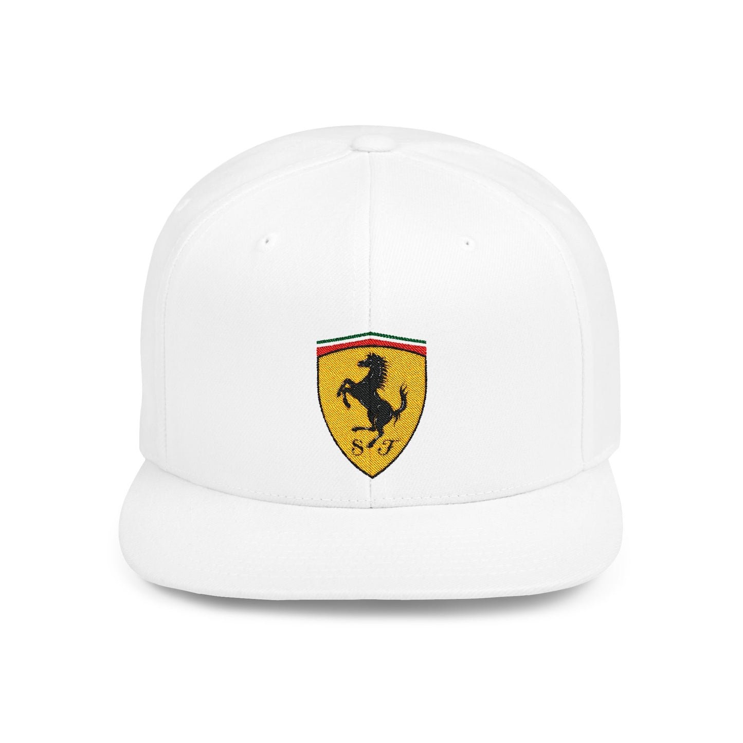 Ferrari Auto Flat Bill Snapback – Lightweight, Custom Fit, Premium Quality