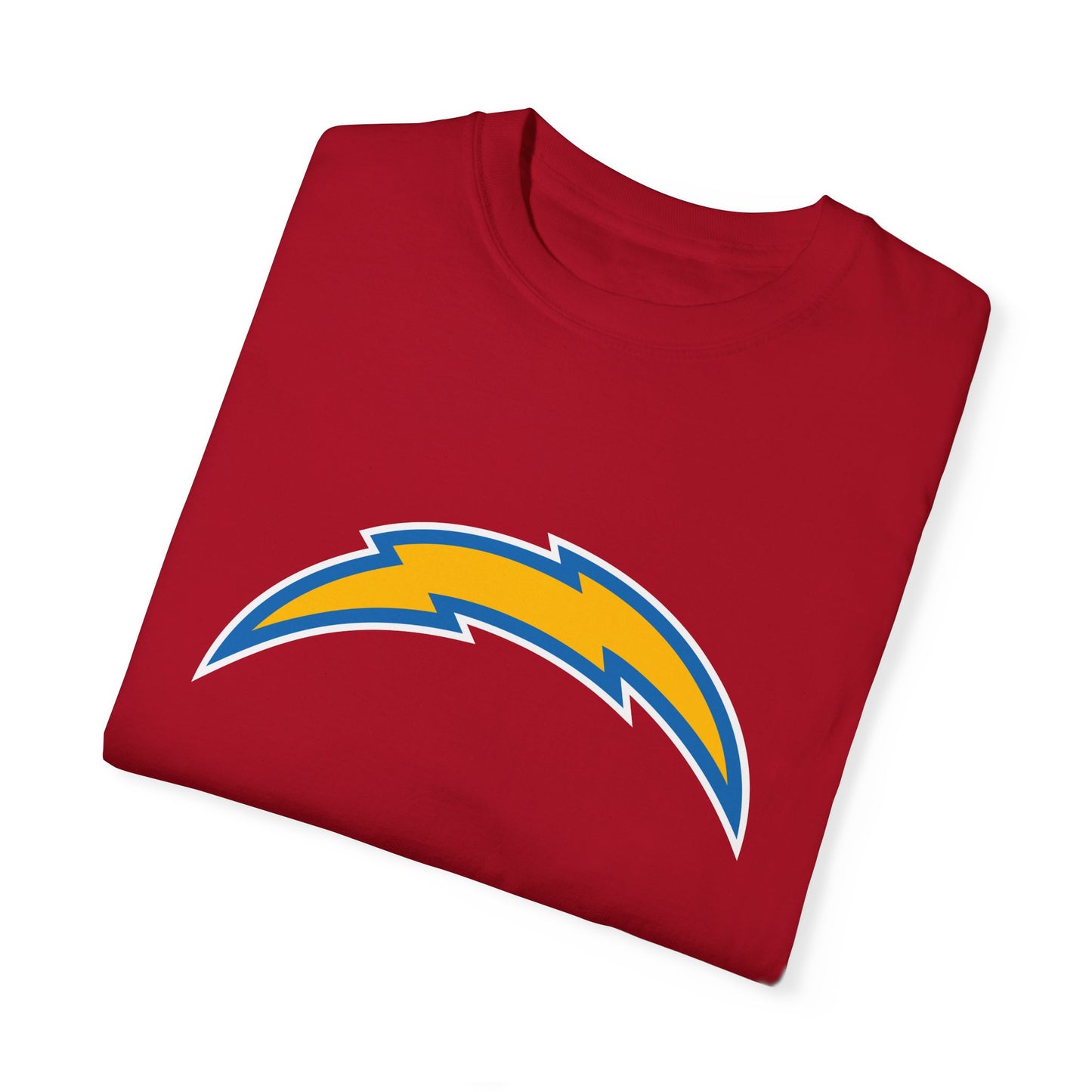 Los Angeles Chargers Team Merch Garment-Dyed T-Shirt – Premium Cotton Tee for Customization